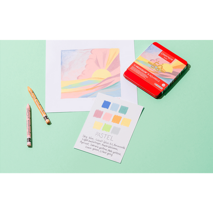 Caran D’Ache NEOCOLOR™ II Aquarelle Pastels 50 Years Pastel Sunrise 10