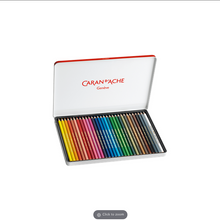 Load image into Gallery viewer, Caran D’Ache Colour Pencils Swisscolor Aquarelle, box of 30
