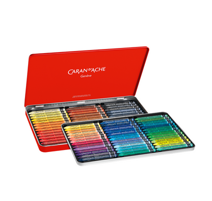 Caran D’Ache NEOCOLOR™ II Aquarelle Pastels metal box 84 pastels