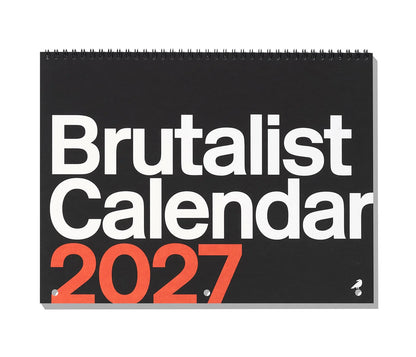 Blue Crow Media Brutalist Calendar 2027