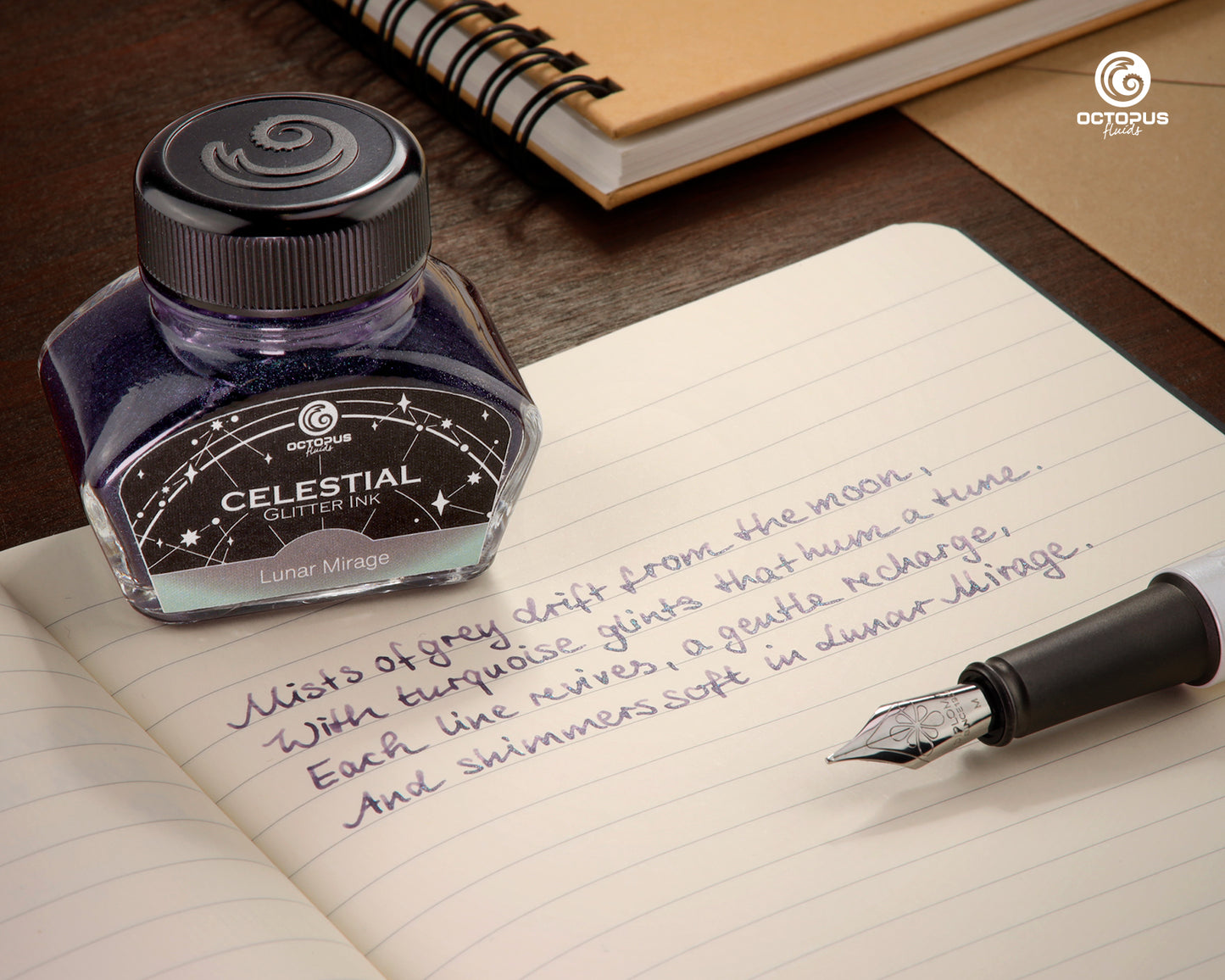 Octopus Ink Celestial Glitter 30ml Bottle