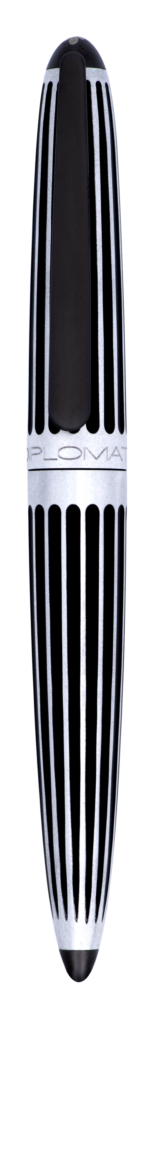 Diplomat Aero Fountain Pen Stripes Black