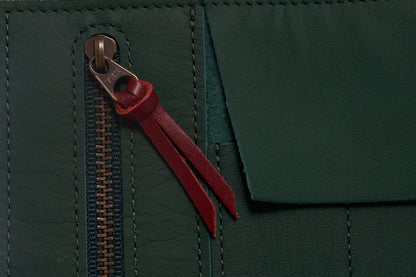 TWSBI Leather Roll Case Forest Green