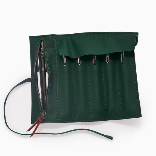 TWSBI Leather Roll Case Forest Green