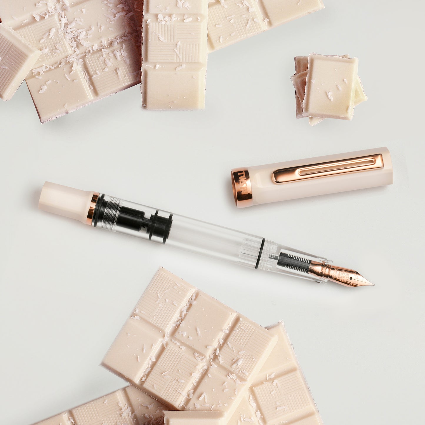 TWSBI Eco Fountain Pen Creme Rose Gold