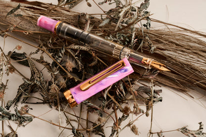 TWSBI ECO Fountain Pen Fluorite Purple w/Bronze