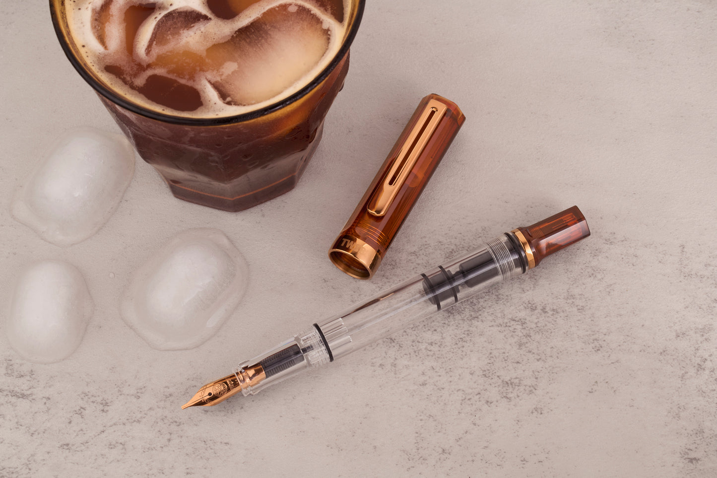 TWSBI Eco Fountain Pen Root Beer w/Bronze