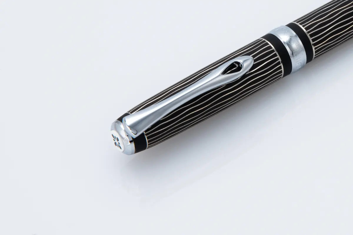 Diplomat Excellence Ballpoint Pen A plus/Wave Guilloche Lapis Black