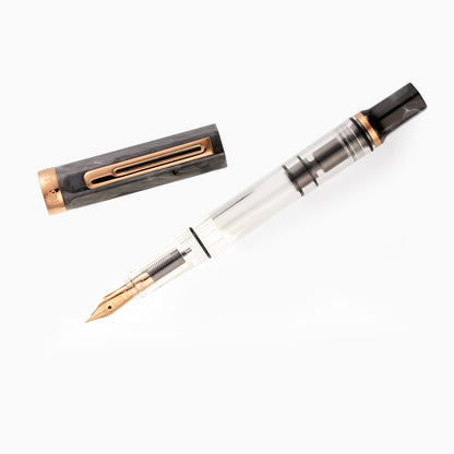 TWSBI Eco Fountain Pen Black Marble w/Bronze