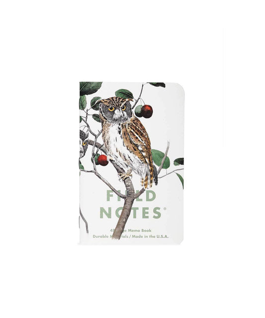 Field Notes Memo Books: Birds and Trees of North Ameica: Pack A - Owl (3)