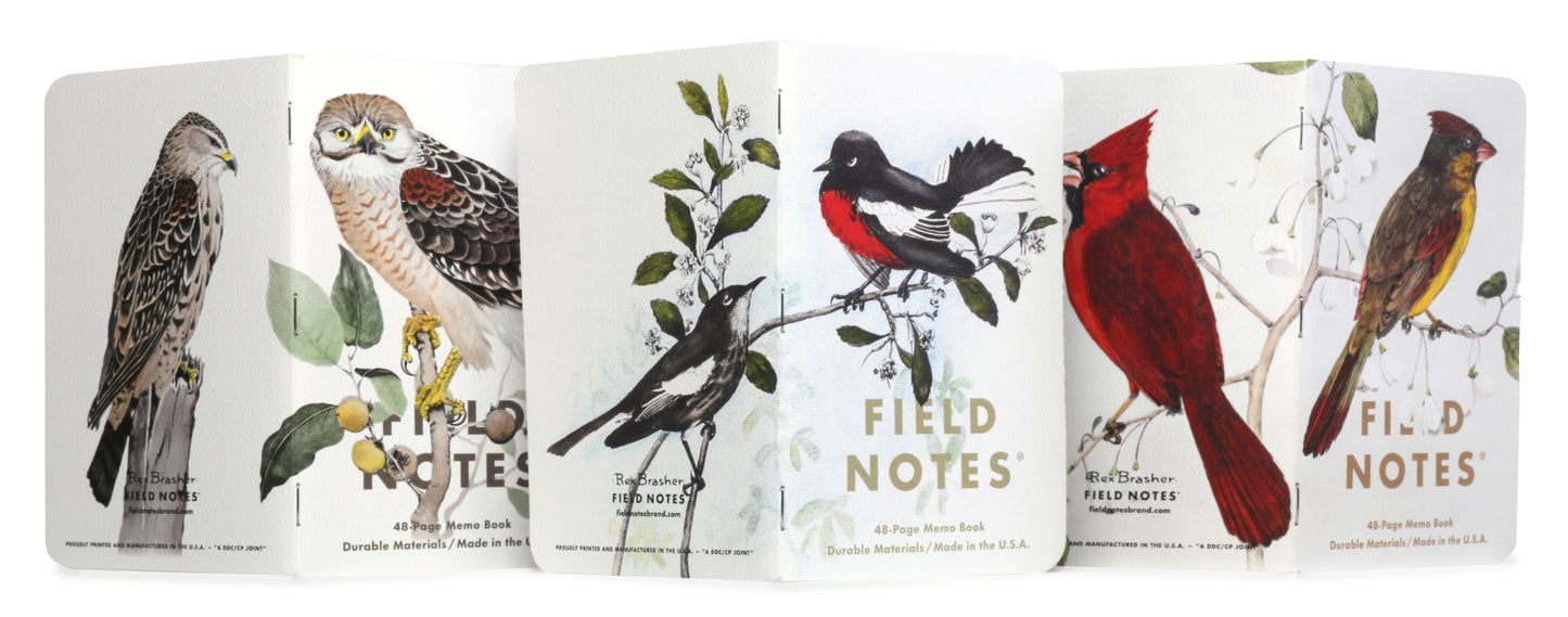 Field Notes Memo Books: Birds and Trees of North Ameica: Pack C - Redstart (3)