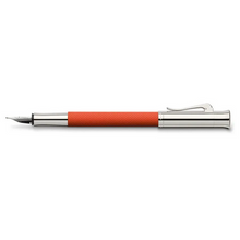 Load image into Gallery viewer, Graf von Faber-Castell Guilloche Fountain Pen Burned Orange EF
