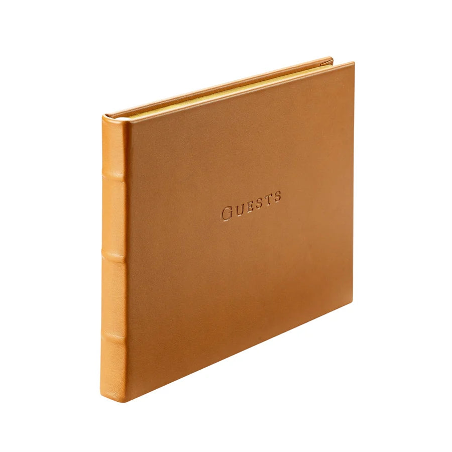 Graphic Image Leather Guest Book /Blank Cover