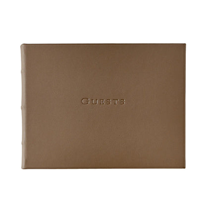 Graphic Image Leather Guest Book /Blank Cover