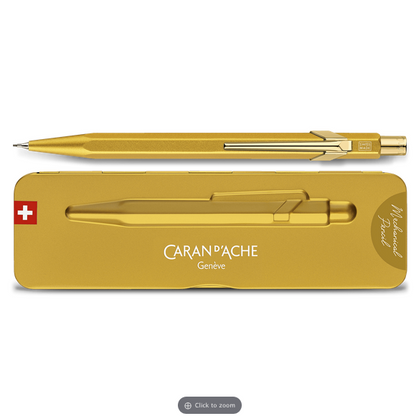 Caran D’Ache 844 Mechanical Pencil 0.7mm, Premium Tin Box