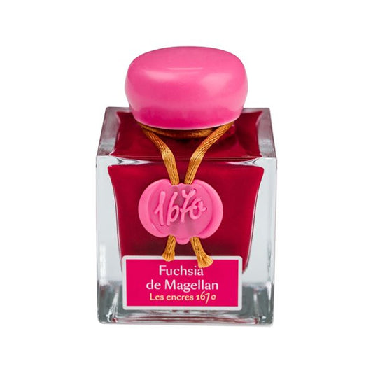 Jacques Herbin 1670 Ink Bottle 50ml Fuchia de Magellan