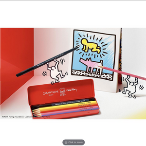 Caran D'Ache Keith Haring 10 Colour Pencil Set