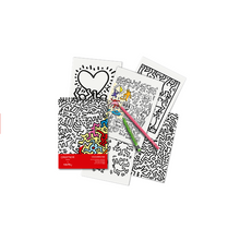 Load image into Gallery viewer, Caran D&#39;Ache Keith Haring Colouring Pad A5
