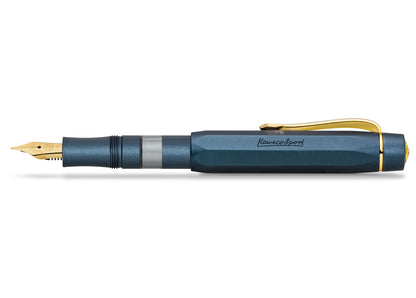 Kaweco Piston Sport AL Navy/Gold Fountain Pen