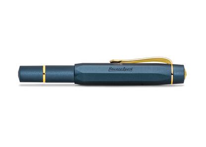 Kaweco Piston Sport AL Navy/Gold Fountain Pen