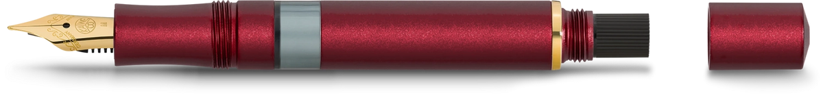 Kaweco Piston Sport AL Solo Bordeaux/Gold Fountain Pen
