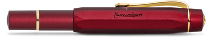 Kaweco Piston Sport AL Solo Bordeaux/Gold Fountain Pen