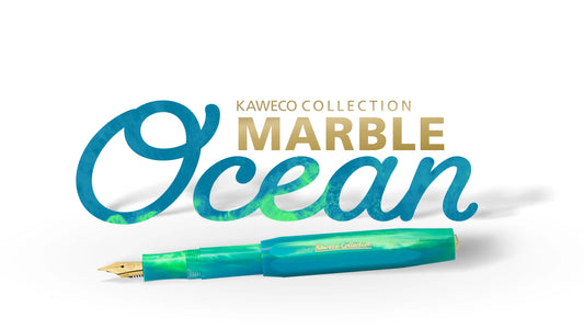 Kaweco Col. Sport Fountain Pen Marble Ocean