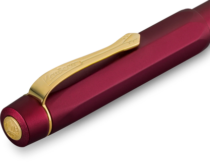 Kaweco Piston Sport AL Solo Bordeaux/Gold Fountain Pen