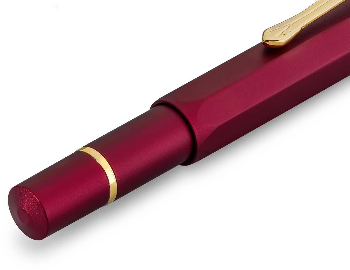 Kaweco Piston Sport AL Solo Bordeaux/Gold Fountain Pen