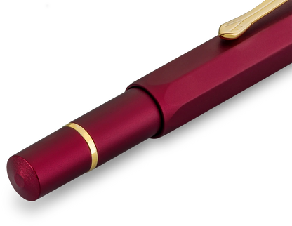 Kaweco Piston Sport AL Solo Bordeaux/Gold Fountain Pen