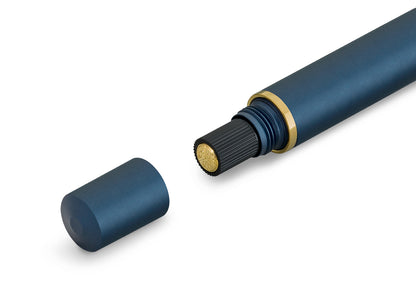 Kaweco Piston Sport AL Navy/Gold Fountain Pen