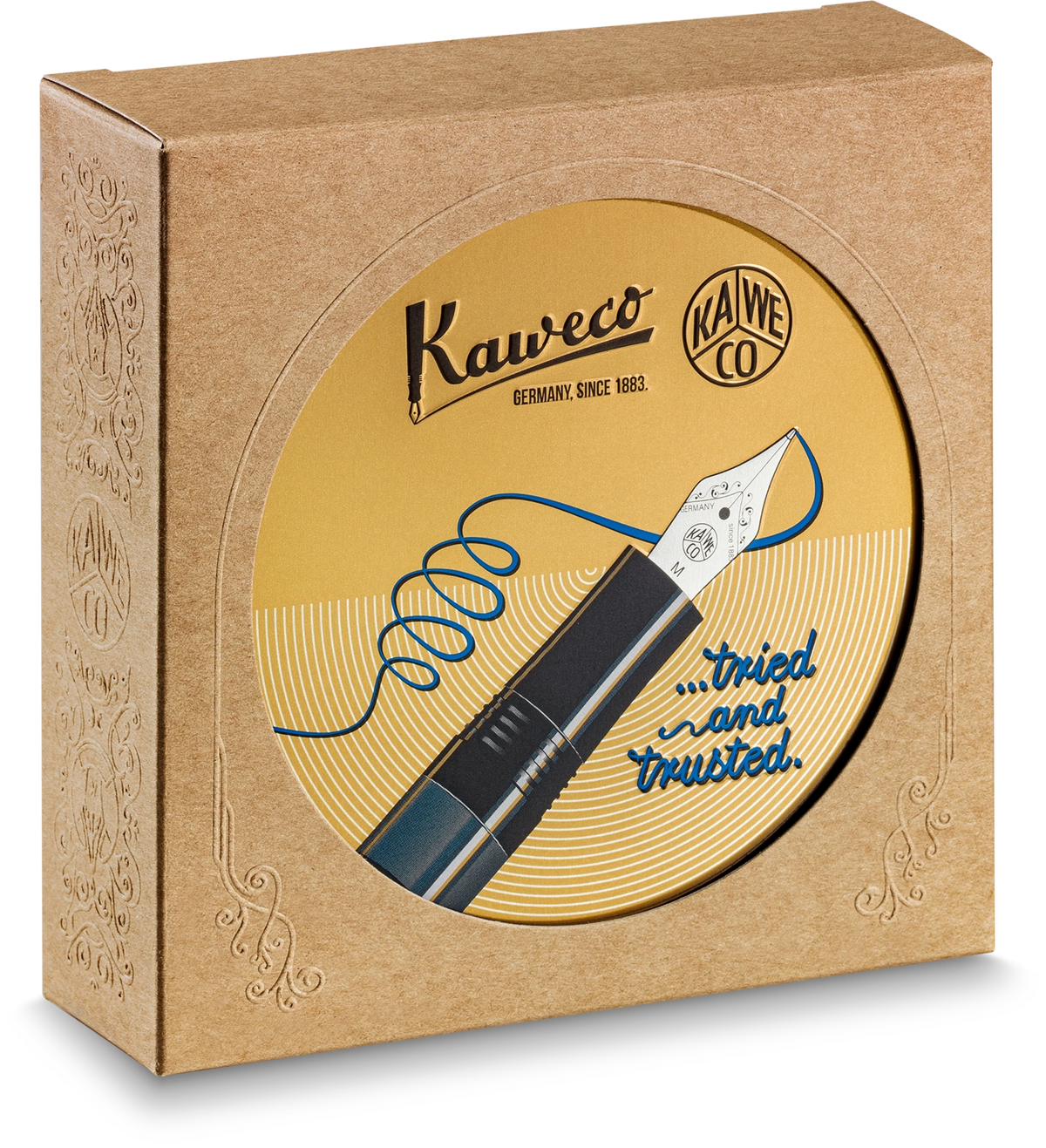 Kaweco Piston Sport AL Solo Bordeaux/Gold Fountain Pen
