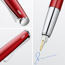 Load image into Gallery viewer, Lamy Studio Fountain Pen Piano Red Gloss 14K M
