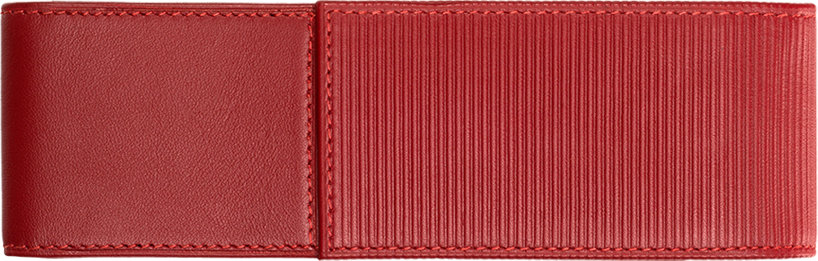 Lamy Leather Double Pen Case, Red