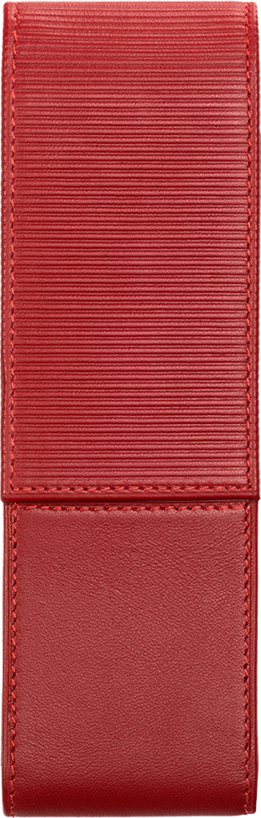 Lamy Leather Double Pen Case, Red