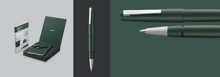 Load image into Gallery viewer, Lamy 2000 Notebook/Fountain Pen 14 KT F Pine Green Set Limited Edition
