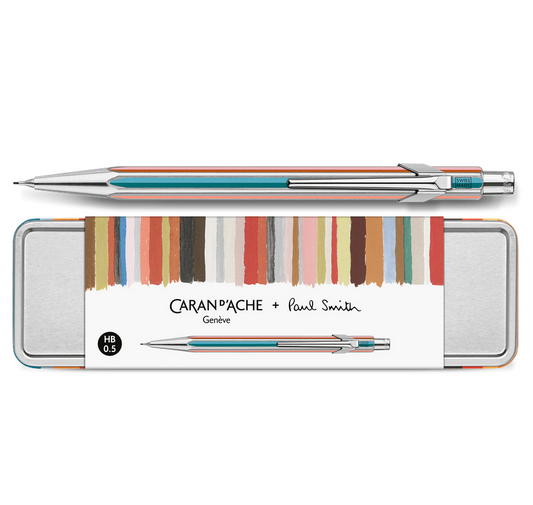 Caran d'Ache 849 Mechanical Pencil Paul Smith Grey Silver 0.5