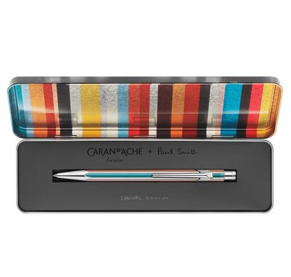Caran d'Ache 849 Mechanical Pencil Paul Smith Grey Silver 0.5