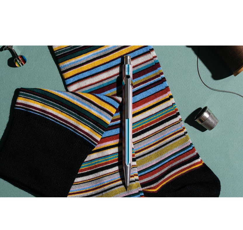 Caran d'Ache 849 Mechanical Pencil Paul Smith Grey Silver 0.5