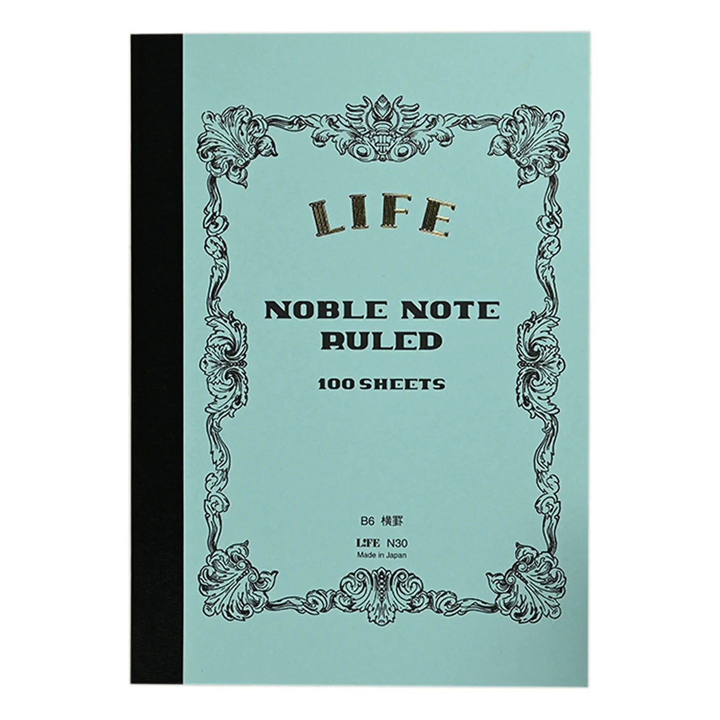 Life Noble Notebook Ruled Blue