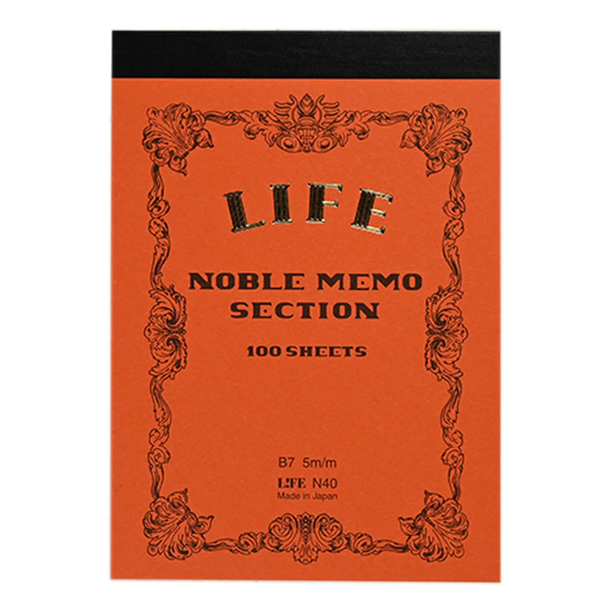 LIFE Noble Memopad B7 Grid Red