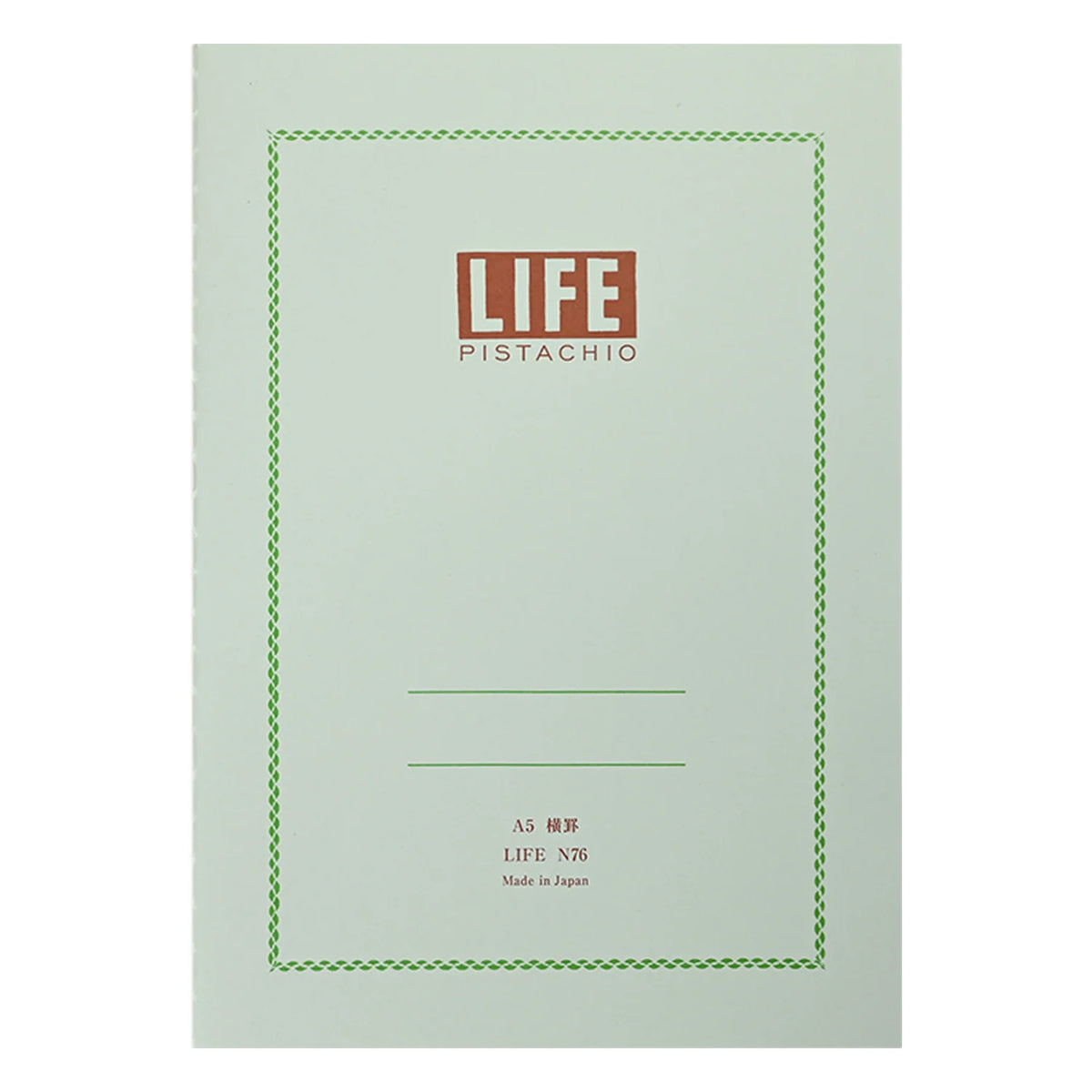 Life Pistachio Notebook A5 Lined