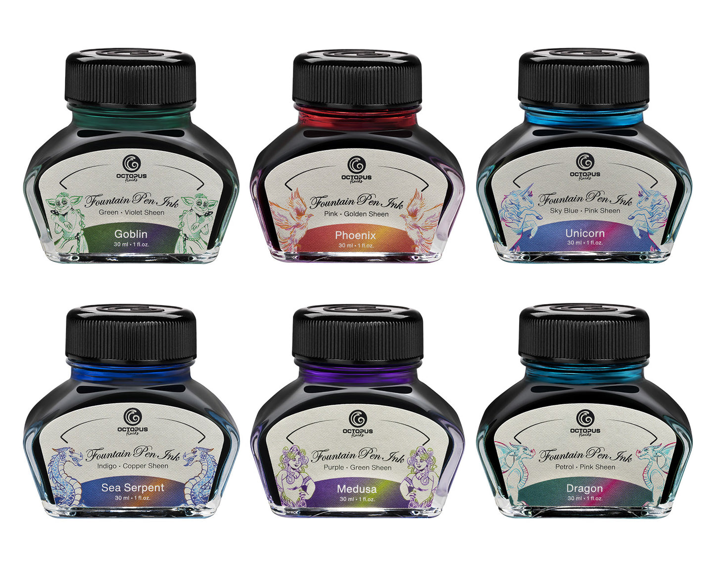 Octopus Ink Fluid Sheen 30ml Bottle