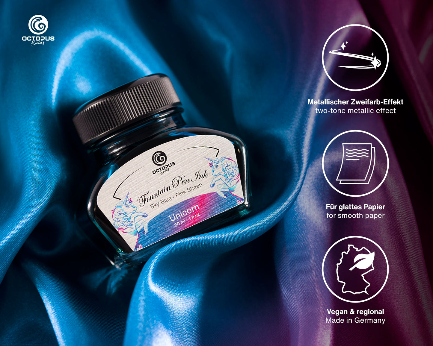 Octopus Ink Fluid Sheen 30ml Bottle