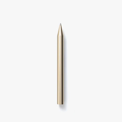 Kakimori Mass Ballpoint Pen w/stand Brass