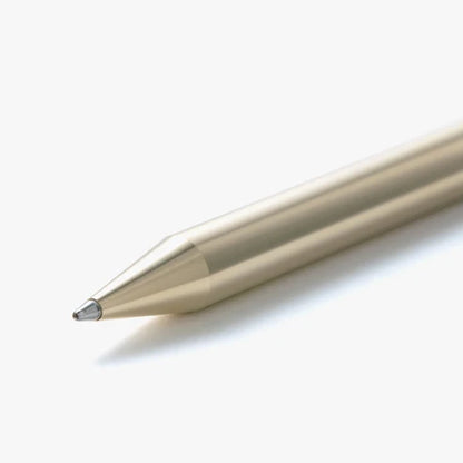 Kakimori Mass Ballpoint Pen w/stand Brass