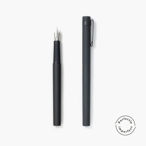 Kakimori Fountain Pen Aluminum Black, F