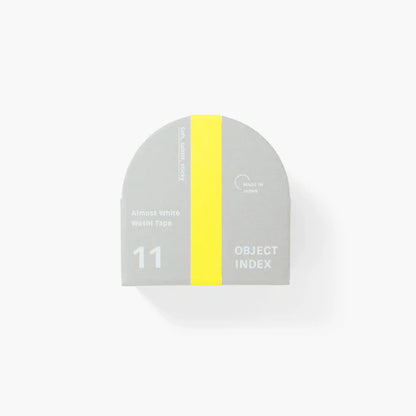 Kakimori/Object Index Almost White Washi Tape