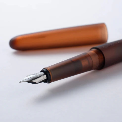 Kakimori Frost Fountain Pen Amber F