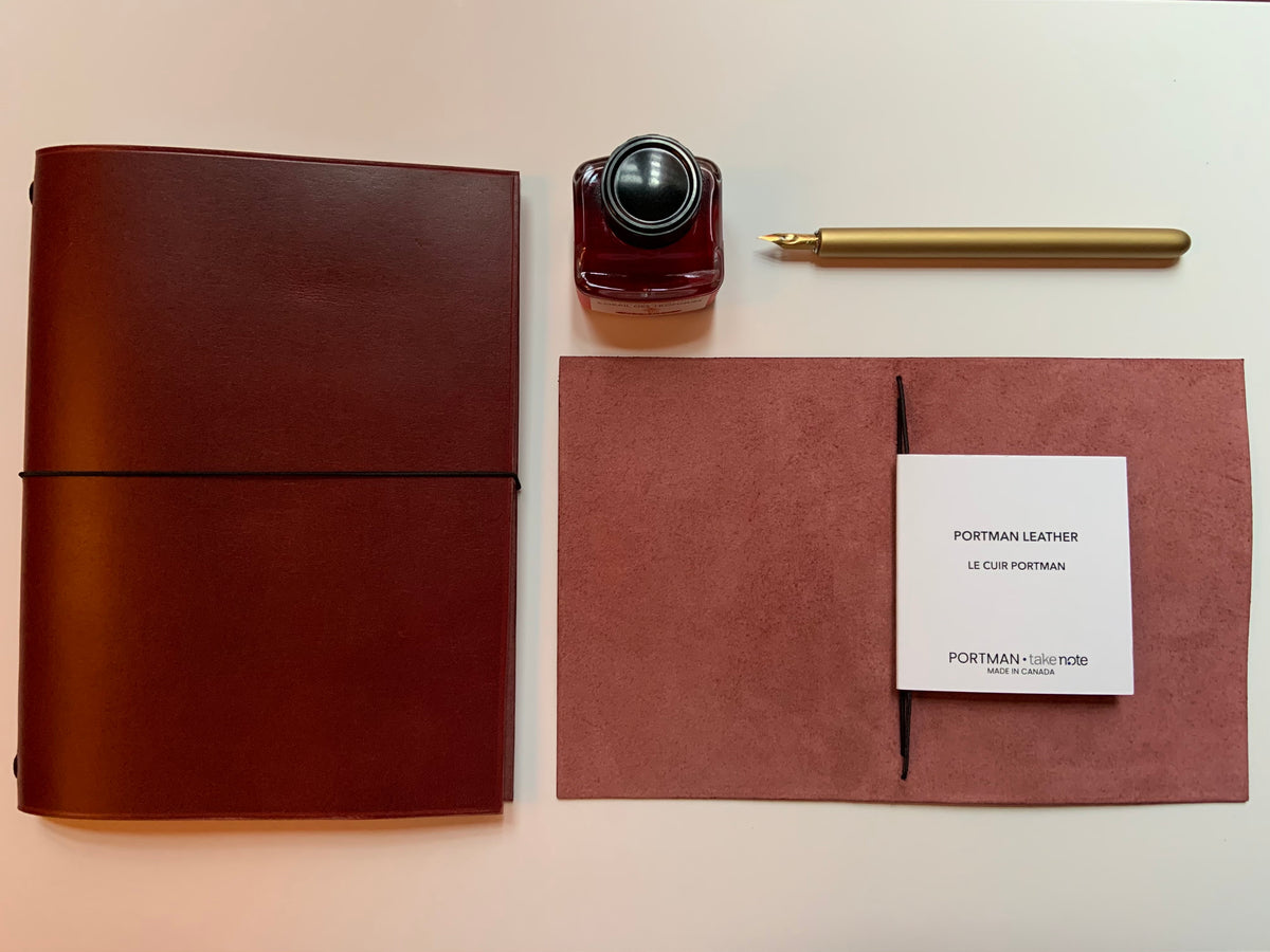 Portman x Take Note Leather Covers for A5 and A6